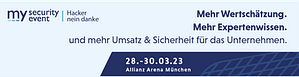 my security event - Allianz Arena München. Register here!